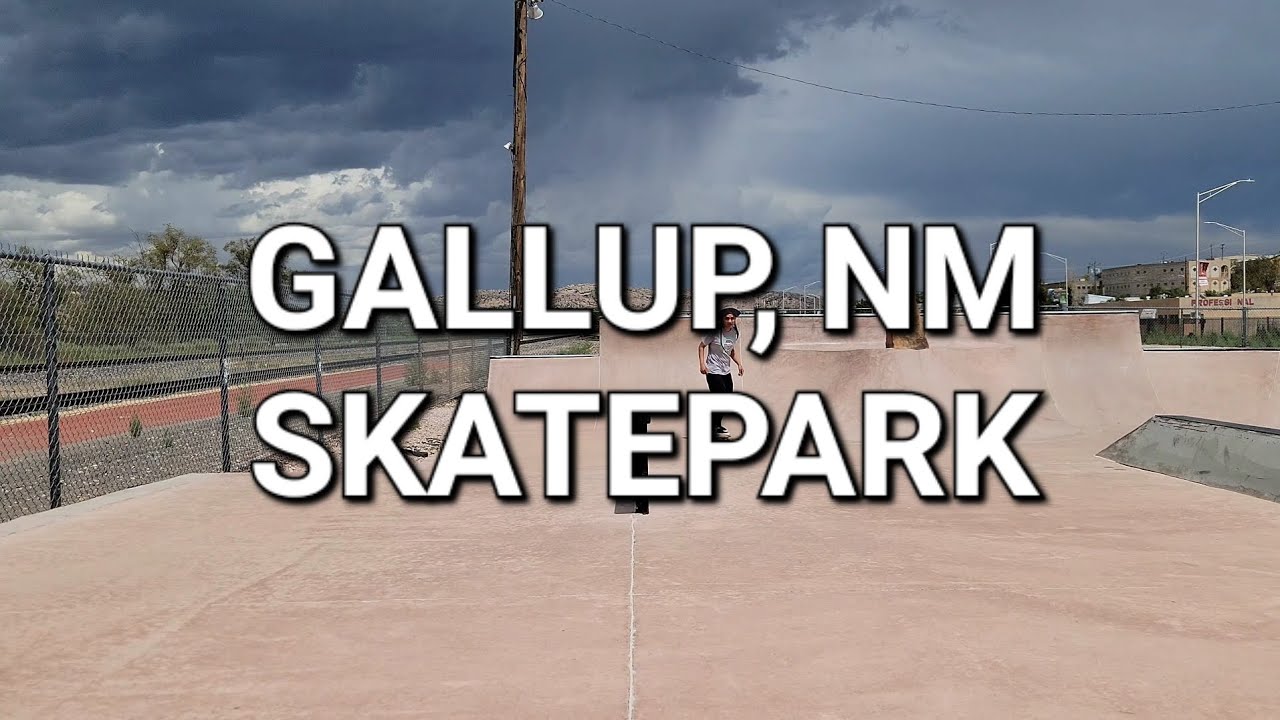 Gallup Skatepark! 5 min skate vlog! Daloneskateboards !! YouTube