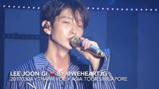 20170304 Lee Joon Gi Thank You Asia Tour Singapore - 知足