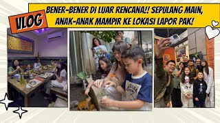 BENER-BENER DI LUAR RENCANA!! ANAK-ANAK KETEMU IDOLANYA OM-OM PEMAIN AGAK LAEN!!