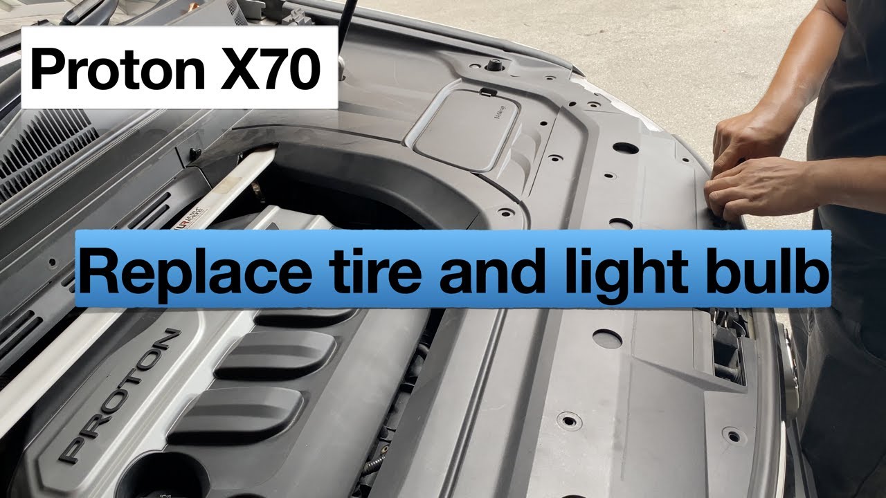 Proton X70 tire change - oem tire shows symptoms and front signal bulb ...