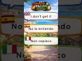 Learn Spanish and Italian  fast at the same time #learnspanish #learnitalian