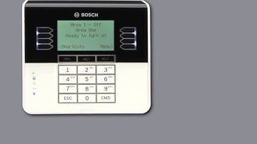 Bosch B Series Keypad Operation   B930 Keypad Overview