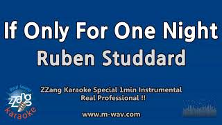Ruben Studdard - If Only For One Night (1 Minute Instrumental) (Karaoke)