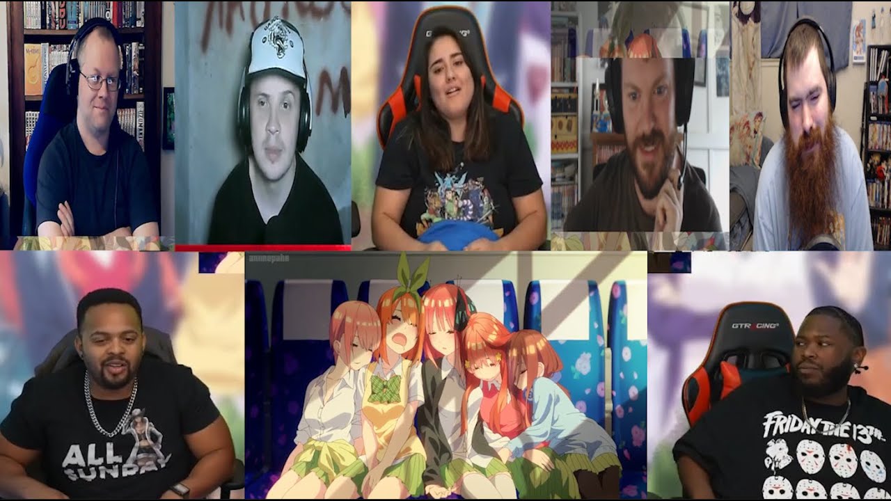 GO-TOUBUN NO HANAYOME SEASON 2 EPISODE 12 END REACTION MASHUP