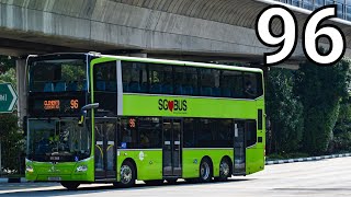 SG6311B - Debut on Tower Transit Bus Service 96 [MAN ND323F (3-Door) Joyride]