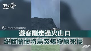 遊客剛走過火山口紐西蘭懷特島突爆發釀死傷 