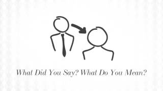 What did you say? What do you mean? Make ends meet