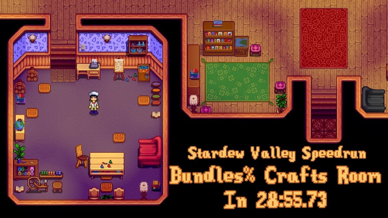 Ever Wanted To Know How To Speedrun The Crafts Room Bundle In Stardew , Stardew  Valley