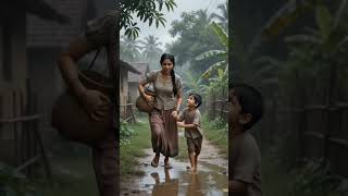 She Caught a Fish in the Rain Cooked It for Her Son Village Food Stories