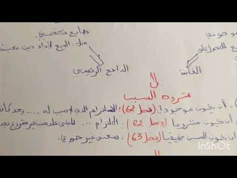 السبب الركن الثالث من أركان العقد مشروح بطريقة واضحة جدا