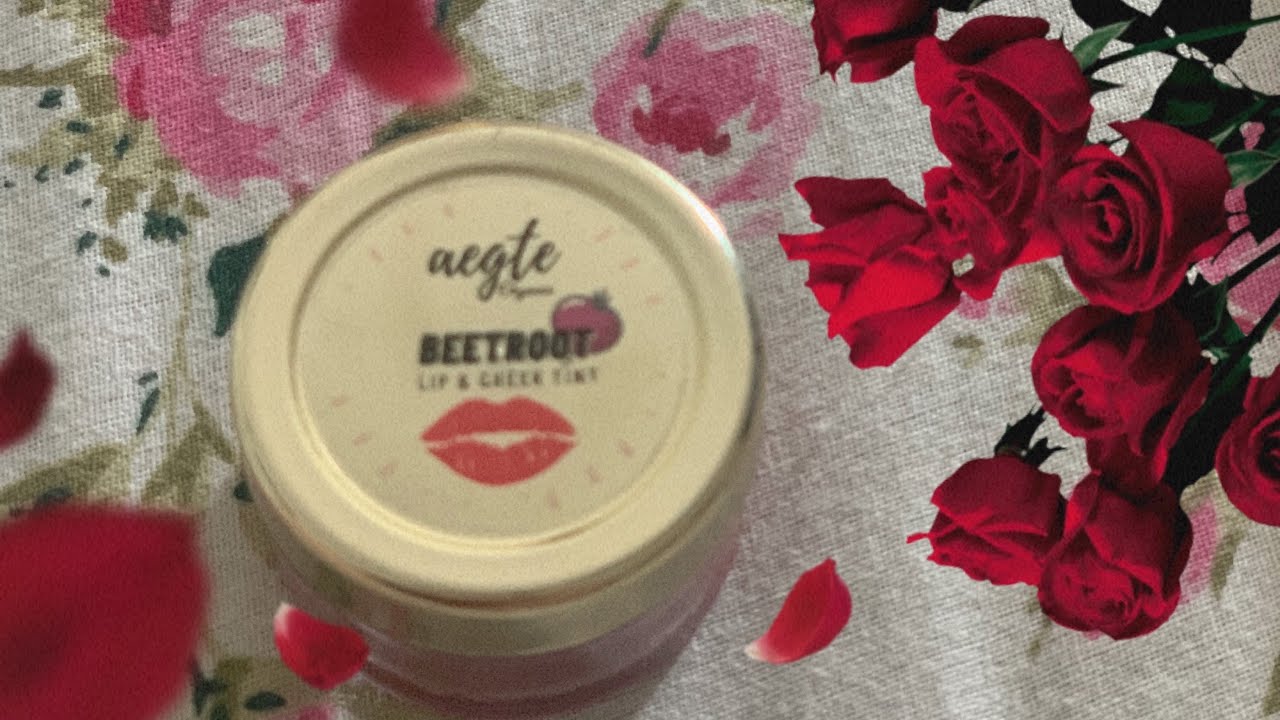 Aegte organics beetroot lip & cheek tint 