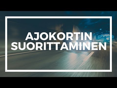 Video: Mitä tutkinnon suorittanut ajokortti tarkoittaa?