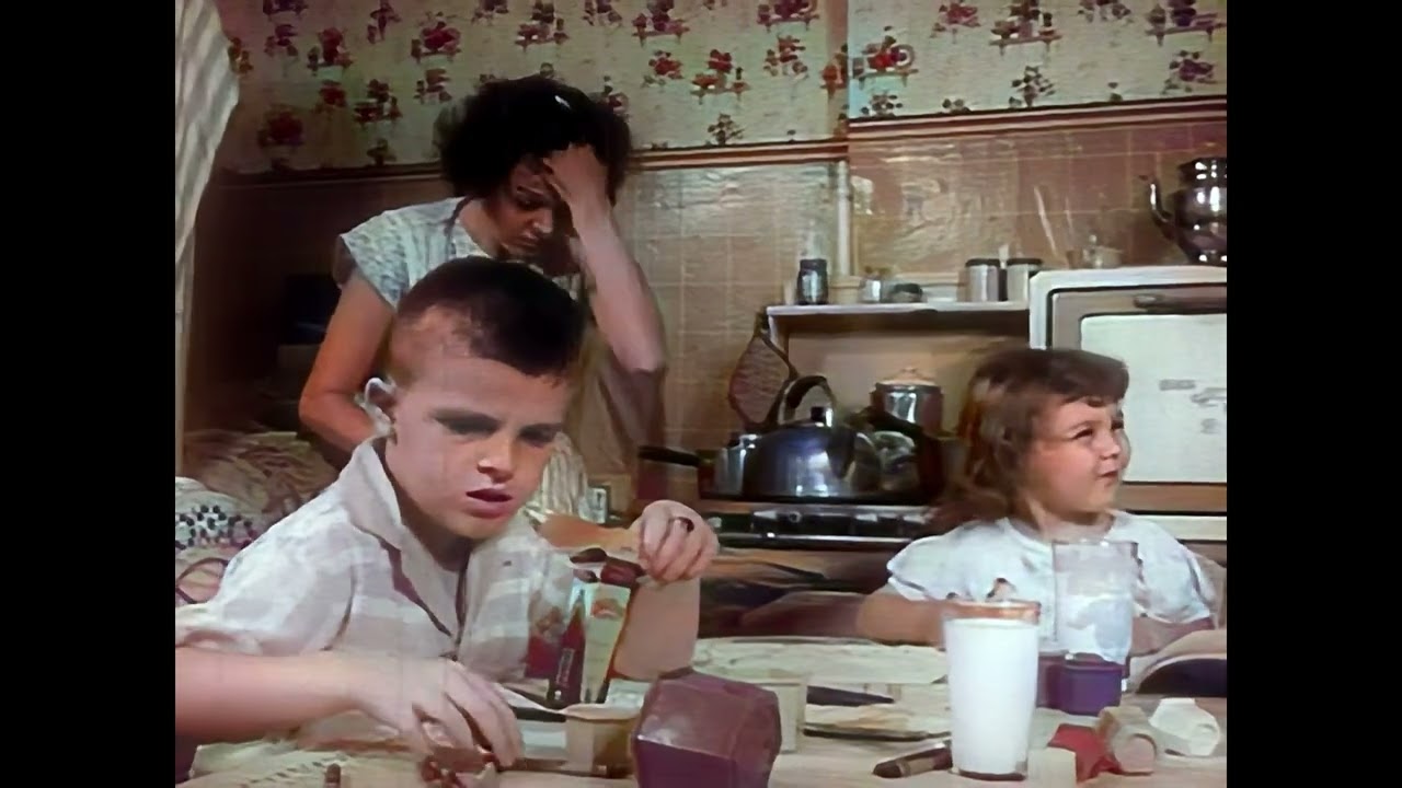 USA 1950 | AI restored footage | Time travel to 1950 St. Louis, USA in this short "122 Eyes"