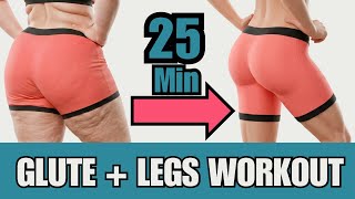 25 Min Legs & Glutes Workout | Lower Body Workout at Home