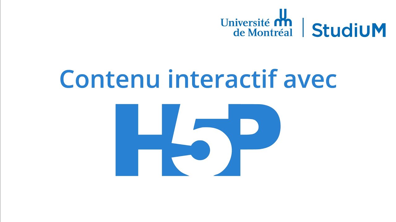 StudiUM UdeM Contenu Interactif YouTube Studium udem contenu interactif youtube