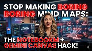 Stop Making Boring Mind Maps: The NotebookLM + Gemini Canvas Hack