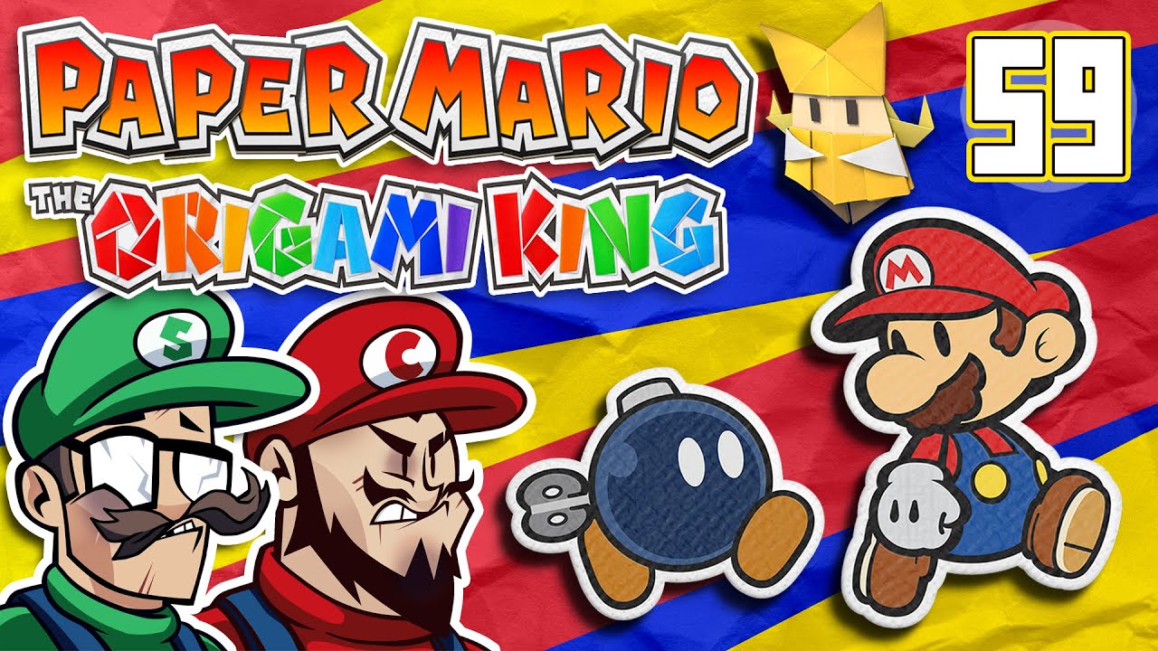 Paper Mario The Origami King Let's Play: Chain Chomp Chase - PART 59 - TenMoreMinutes