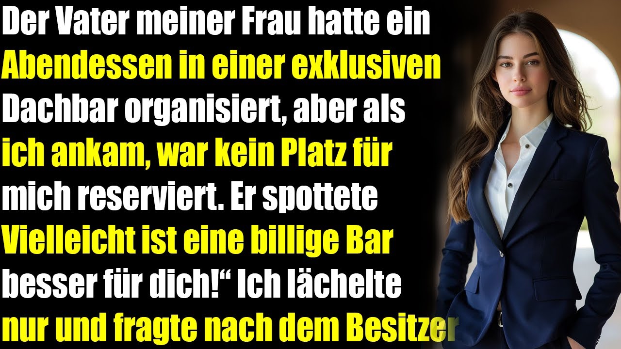 Mein Schwiegervater lud mich ein – aber am Tisch war kein Platz für mich