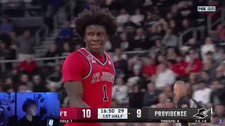 CraftyReacts to St John s Red Storm vs Providence Friars Highlights