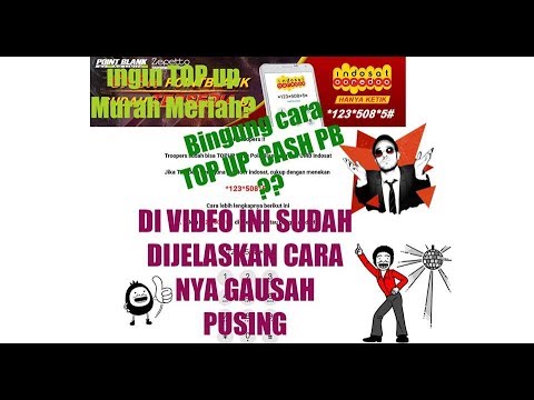 Cara Top Up atau isi CASH Point Blank Zepetto PBID pake  Pulsa 2019. 