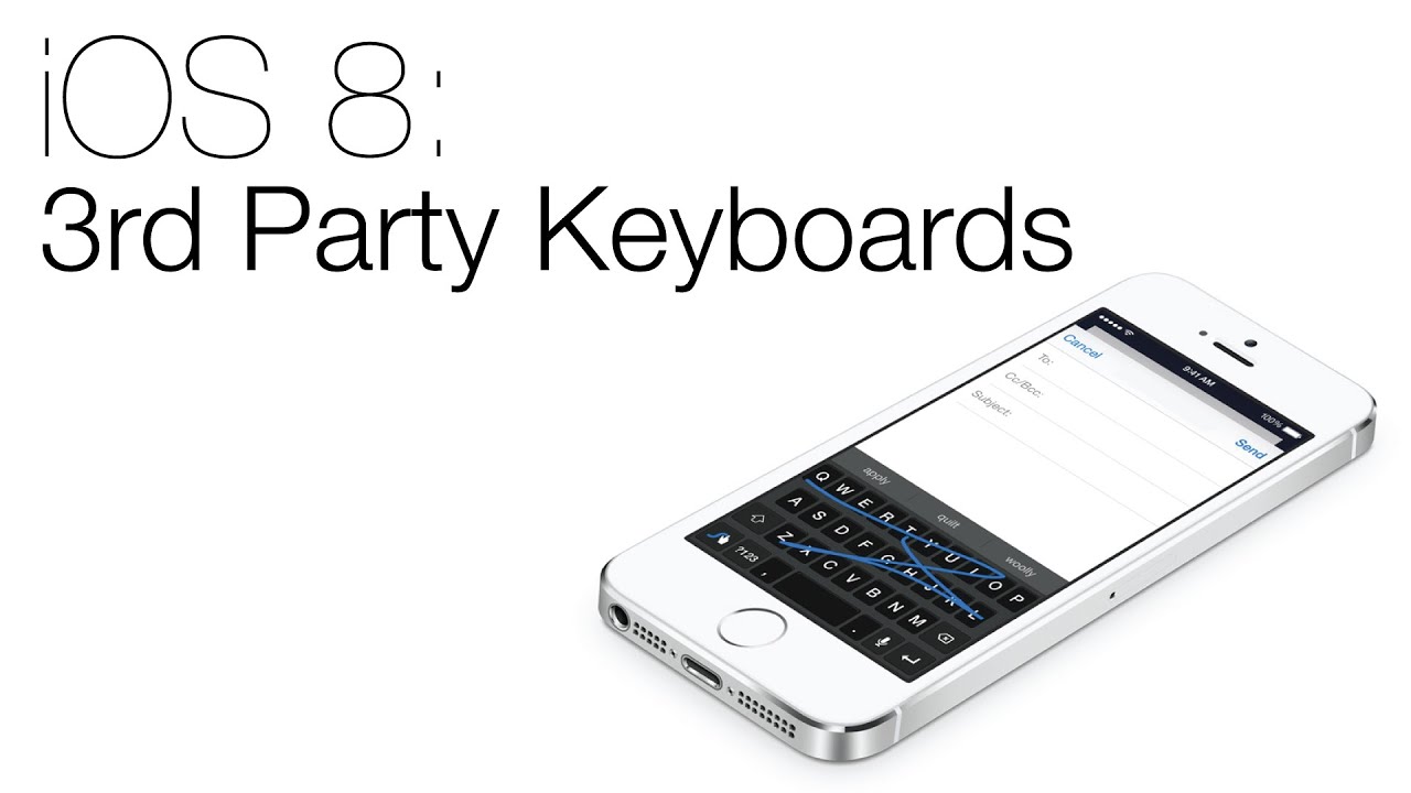 Apple iOS 8: 3rd Party Keyboards / Custom Keyboards ...