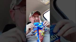 parking lot review.  NEW. Andy Capp's FIRE FRIES.
