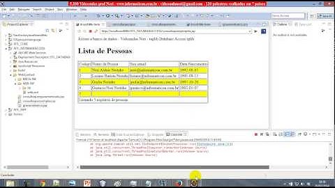 aula 5265 java para web III   JSTL UPDATE insert into campos valores inserindo dados no banco com pa