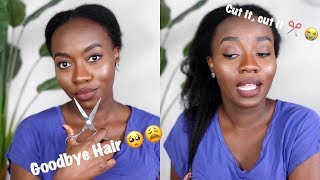 I CUT MY HAIR OFF | 2nd big chop