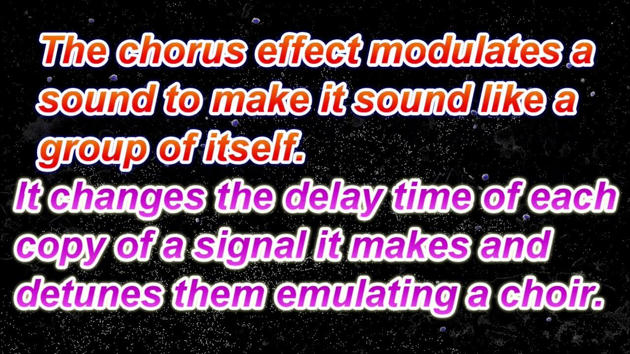 The Chorus Effect w/ Fruity Chorus YouTube
