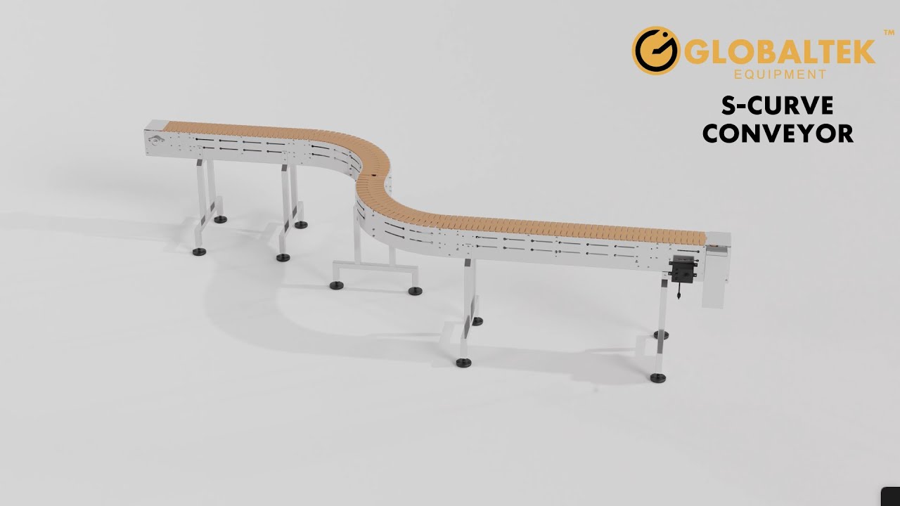 GLOBALTEK® -  S-Shaped Curved Conveyor