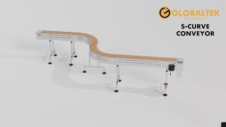 GLOBALTEK® -  S-Shaped Curved Conveyor by GlobalTek Equipment 369 views 1 year ago 46 seconds