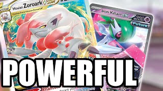 Hisuian Zoroark Vstar & Iron Valaint ex are a POWERFUL TEAM - Paradox Rift | PTCGL Gameplay