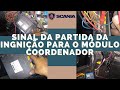 Sinal da Partida da Ignição para o módulo Coordenador - Scania P 340