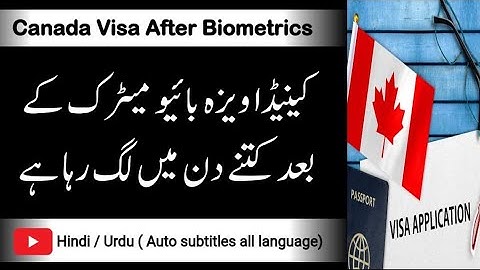 Canada Visa Process Time After Biometrics - Does Canada Visa Processing Start After Biometrics?