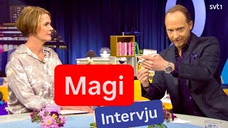 Magi & intervju med komikern / magikern Håkan Berg SVT Go’Kväll