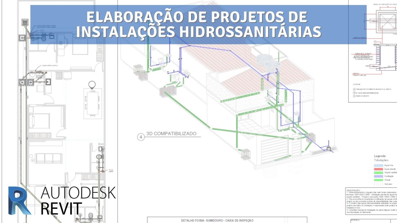 REVIT MEP - Aula 2 Vínculo do projeto e configurações iniciais do ...
