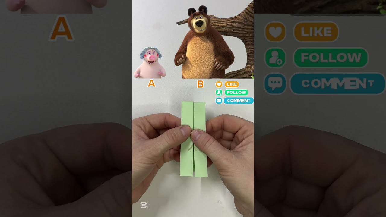 Why are the bear and the pig happy? 