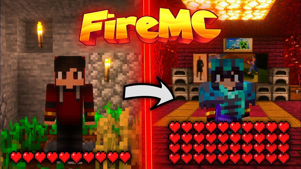 I Made Ultimate Secret Base in this Deadliest Lifesteal SMP | Firemc ...