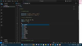 Working with Indexed Arrays