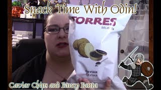 Caviar Chips And Fancy Fanta Soda - Snack Time With Odin