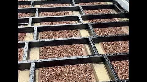 Joists are done ready for composite decking boards