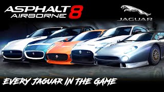 Asphalt 8 Full Jaguar Showcase Every Car In-Game