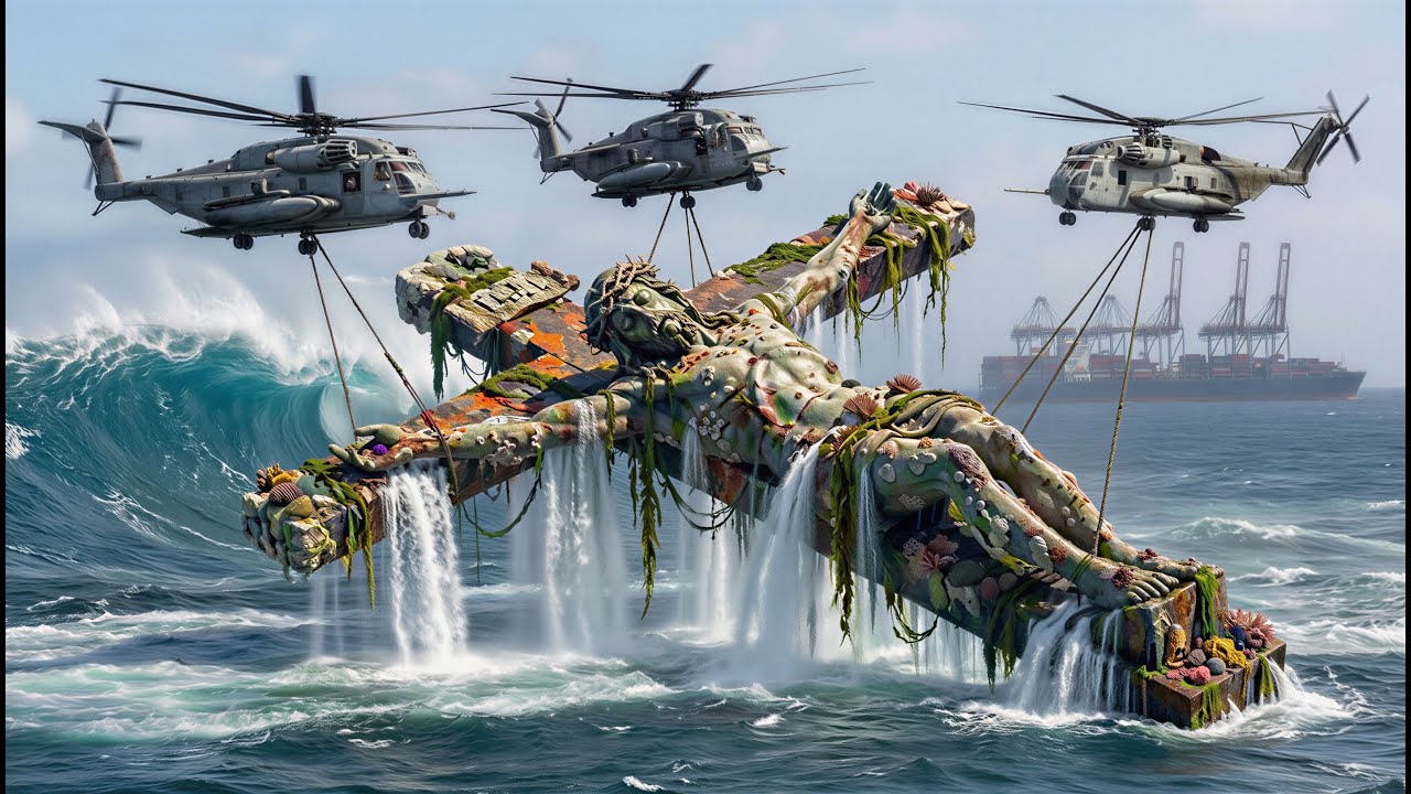 Unbelievable Restoration: 700-Year-Old Sacred Crucified Christ Statue Found Beneath the Ocean.