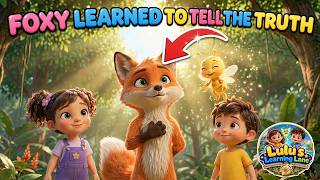 Foxy Learned to Tell the Truth 🦊 | Moral Story About Honesty for Kids #kidsmoralstory