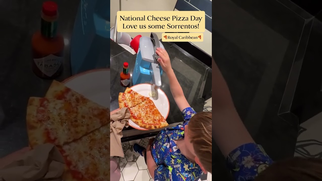 There are two types of people on a Royal Caribbean cruise… 🍕🚢 People who stop at Sorrento’s every