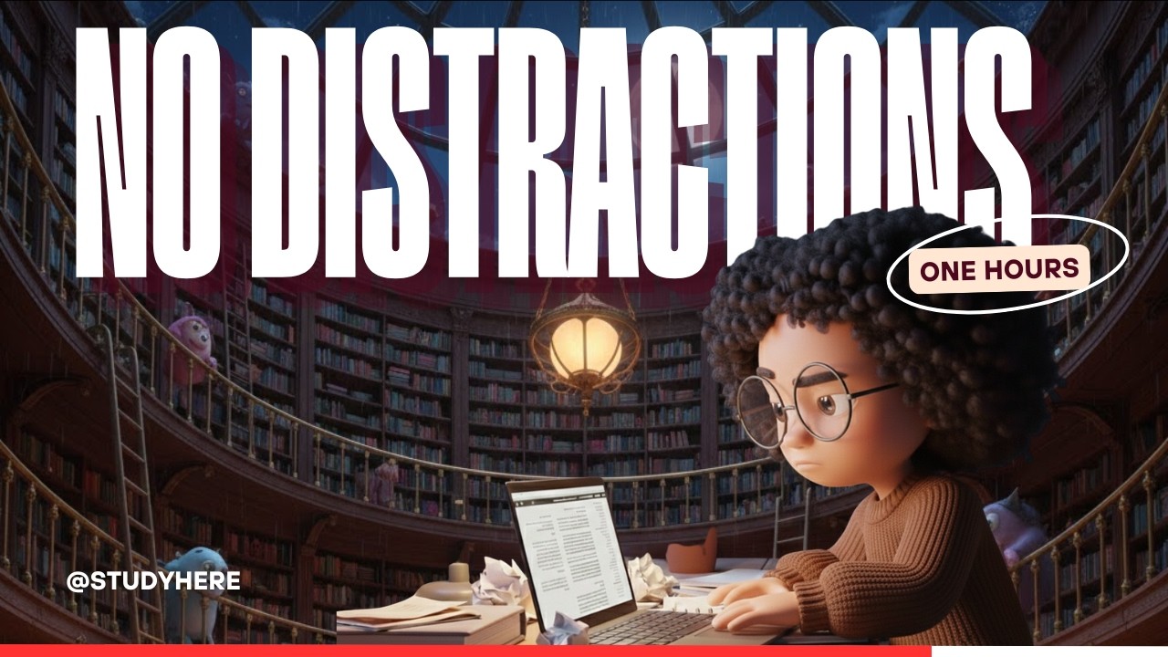 No Distractions-1 Hour LoFi Study Session