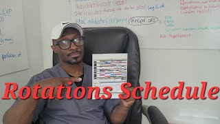 My 3rd Year Rotations Schedule!