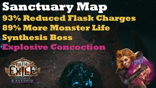 Explosive Concoction of Destruction Ascendant - Sanctuary Map Build Showcase