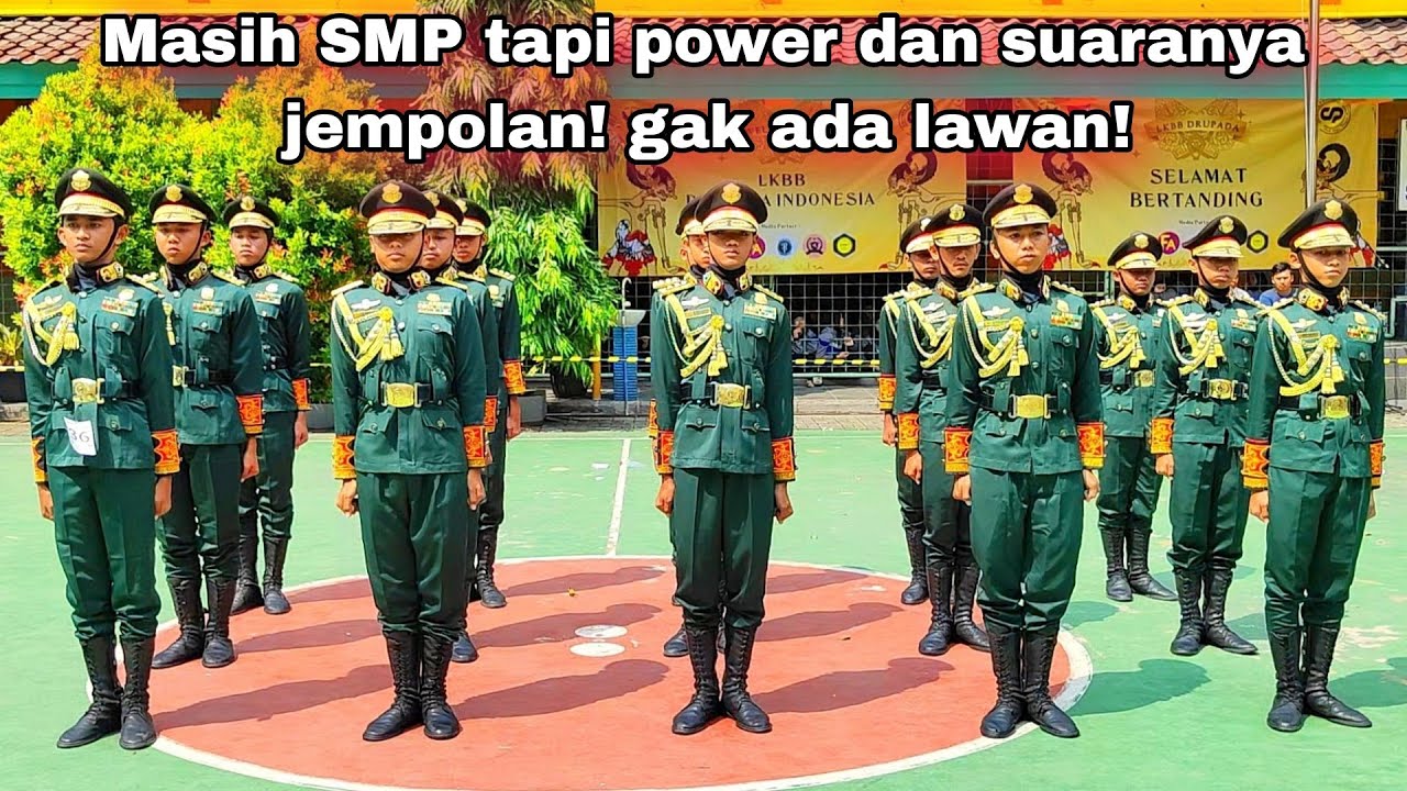 Suaranya Menggema! Paskibra MTSN 1 Kabupaten Serang tampil keren di LKBB DRUPADA INDONESIA 2023