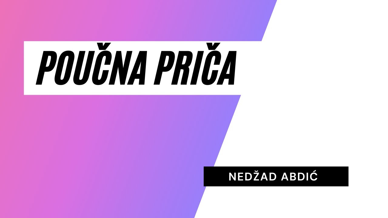 POUČNA PRIČA: Ne diraj mazluma